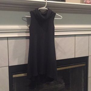 Sleeveless, turtleneck dress